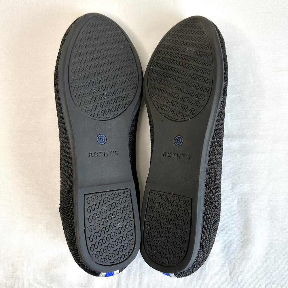 Rothy's Rounded Toe Classic Flat in Black, Size 9 - Picture 7 of 13